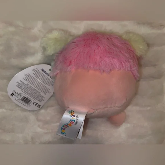 Squishmallow Diane the Bigfoot 5” Pastel Rainbow Fuzzy Hair Plush NWT - Picture 5 of 7